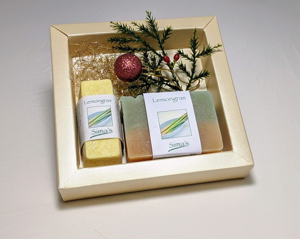 Simadretto Lemongras Körperbutter und handgerührte Seifen von Sima’s Seifenmanufaktur Bad Birnbach